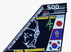 VAQ-209 Star Warriors Asia Det Tail Flash Patch – With Hook and Loop