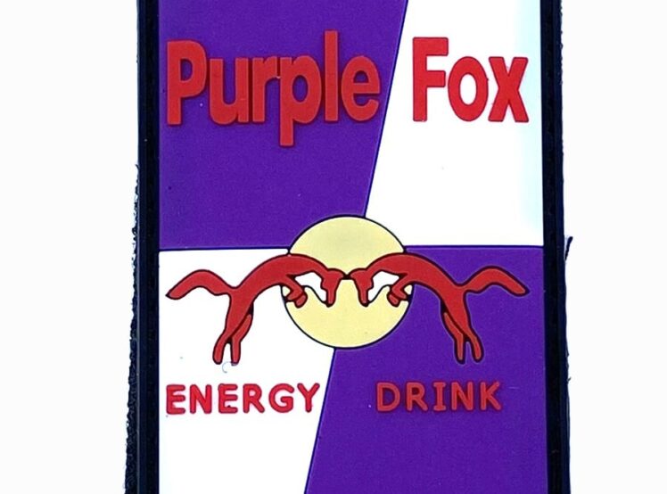 VMM-364 Purple Fox Energy PVC Patch – With Hook and Loop
