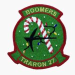 VT-27 Boomers Christmas Patch – Hook and Loop, 4"