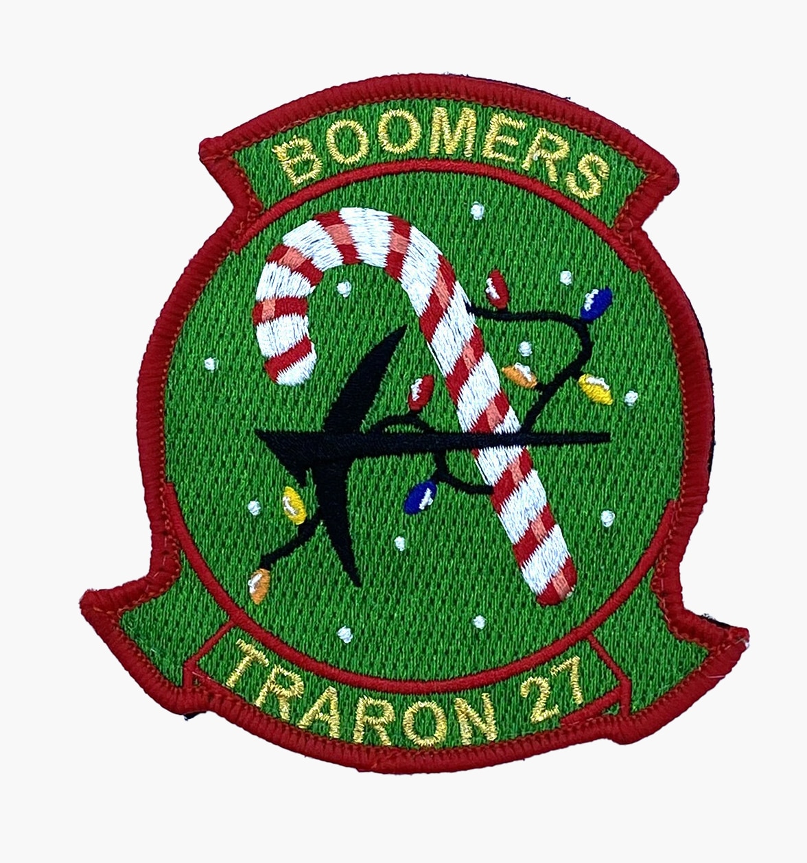 VT-27 Boomers Christmas Patch – Hook and Loop, 4"
