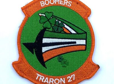 VT-27 Boomers St. Patrick's Day Patch – Hook and Loop, 4"