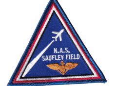 NAS Saufley Patch - With Hook and Loop, 4"