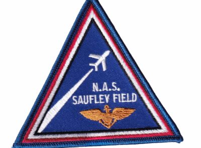 NAS Saufley Patch - With Hook and Loop, 4"