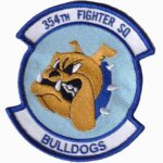 354th Fighter Squadron Patch - Plastic Backing, 4"