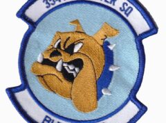 354th Fighter Squadron Patch - With Hook and Loop, 4"