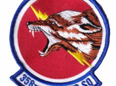 358th Fighter Squadron Patch - Plastic Backing, 4"