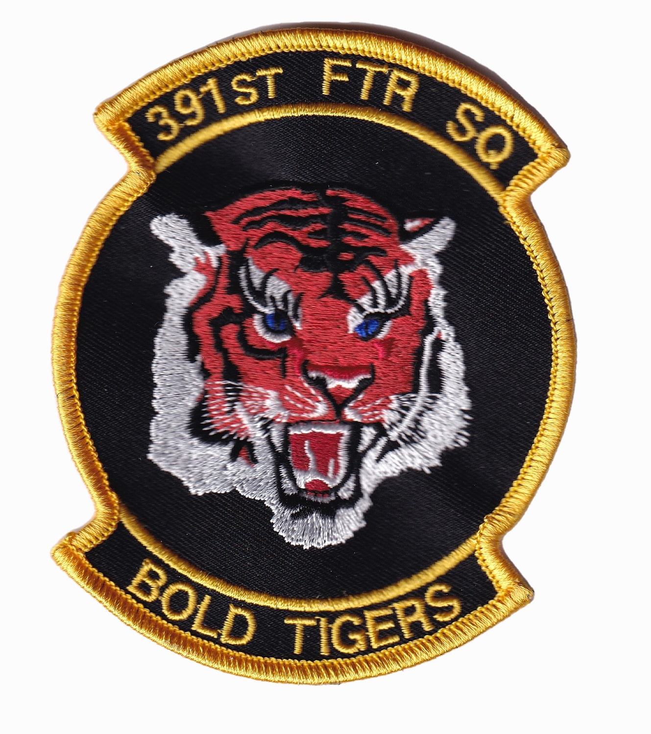 391st Fighter Squadron Patch - Plastic Backing, 4"