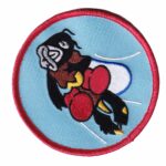 22d Fighter Squadron Patch - Plastic Backing, 3.5"