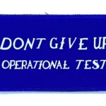 Don’t Give Up Operational Test VX-9 Vampires PVC Patch – With Hook & Loop