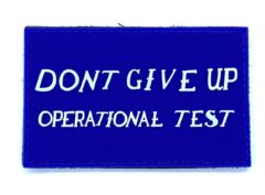 Don’t Give Up Operational Test VX-9 Vampires PVC Patch – With Hook & Loop