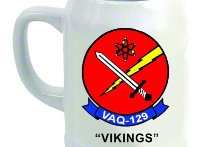 VAQ-129 Vikings Tankard, Ceramic, 22 ounces, Pilot gifts