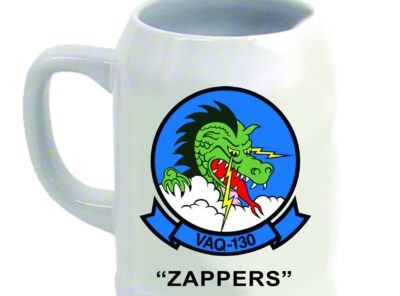 VAQ-130 Zappers Tankard, Ceramic, 22 ounces, Pilot gifts