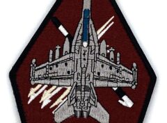 VAQ-133 Wizards Shoulder Patch - With Hook and Loop, 5"