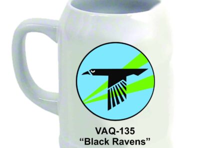 VAQ-135 Black Ravens Tankard, Ceramic, 22 ounces, Pilot gifts