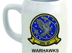 VFA-97 Warhawks Tankard, Ceramic, 22 ounces, Pilot gifts