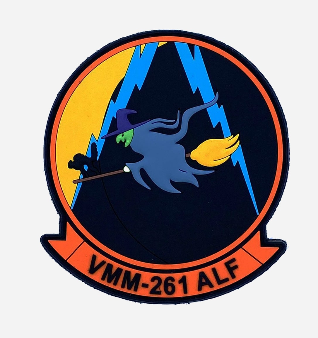 VMM-261 Halloween PVC Patch - With Hook and Loop
