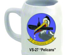 VS-27 Pelicans Tankard, Ceramic, 22 ounces, Pilot gifts