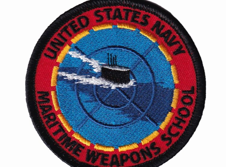 Maritime Weapons School Patch - Sew On 3"