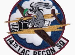 14th Tactical Reconnaissance Squadron Patch – With Hook and Loop, 4″
