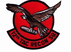 12th Tactical Reconnaissance Squadron Patch