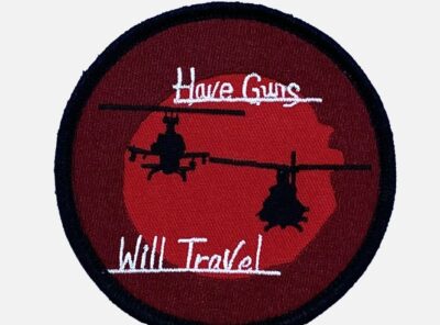 HMLA-167 Have Guns Will Travel Shoulder Patch – With Hook and Loop, 3"