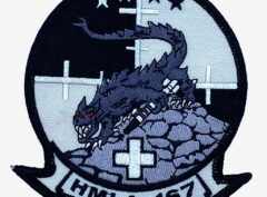 HMLA-167 Warriors Squadron Patch (Black) – Sew on