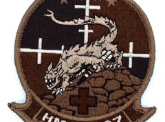 HMLA-167 Warriors Squadron Patch (Tan) – With Hook and Loop