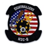 HSC-8 Eightballers Squadron Patch US Flag