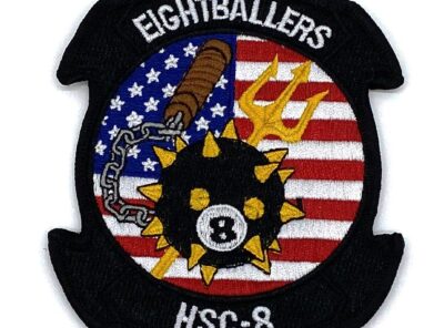 HSC-8 Eightballers Squadron Patch US Flag