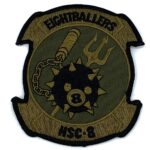 HSC-8 Eightballers Squadron Patch (Green) – Sew On