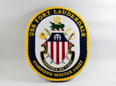 USS Fort Lauderdale LPD-28 CMC Plaque