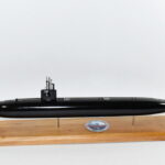 USS Chicago SSN-721 FLT II Black Hull Model