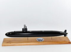 USS Chicago SSN-721 FLT II Black Hull Model