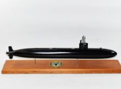 USS Louisville SSN-724 FLT II Black Hull Submarine Model