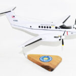 Beechcraft C-12F Huron, 58th MAS Special Air Missions Europe, 18-inch Mahogany Scale Model