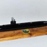 USS Oklahoma City SSN-723 FLT II Black Hull Model