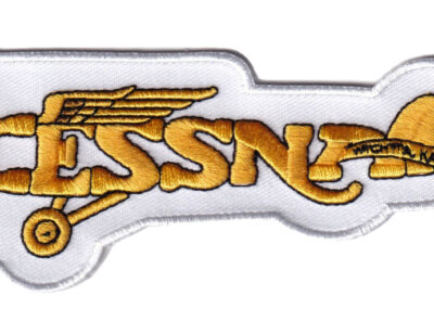 Cessna® (1950-1970) Patch – Plastic Backing / Sew On, 5″, Officially Licensed