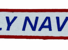Fly Navy Patch – Plastic Backing, 5″