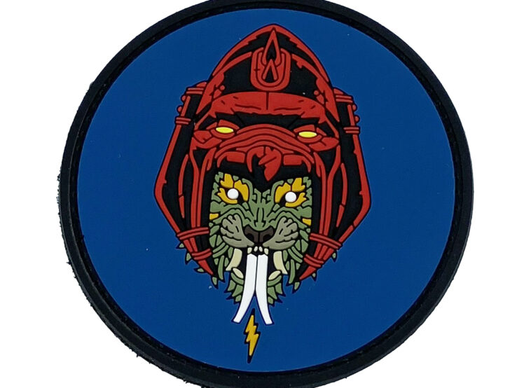 MALS-12 Marauders PVC Shoulder Patch – With Hook and Loop, 3″