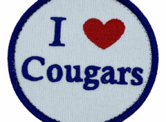 VAQ-139 Cougars Valentines Day Patch – With Hook and Loop, 3″