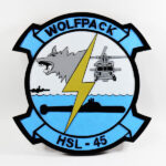 HSL-45 Wolfpack Plaque
