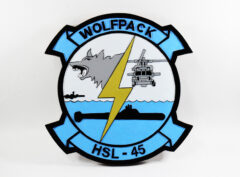 HSL-45 Wolfpack Plaque