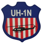 Bell UH-1N Shield PVC Glow in the Dark Patch