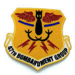 47th Bombardment Group Patch – Plastic Backing, 3.5"