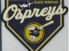 San Diego V-22 Ospreys PVC Patch – With Hook and Loop