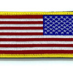 US Flag Reverse Patch Glow in the Dark