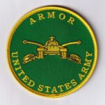 US Army Armor Patch – Sew On, 4"