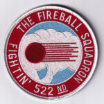 522nd TFS Fireballs Squadron Patch