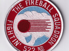 522nd TFS Fireballs Squadron Patch