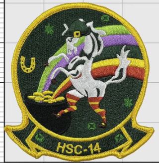 HSC-14 Chargers St. Patricks Day Patch – Sew On